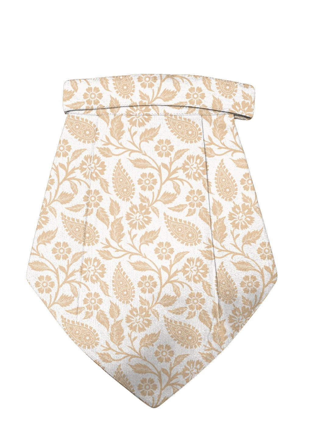 

Blacksmith Men Paisley Printed Cravat, White
