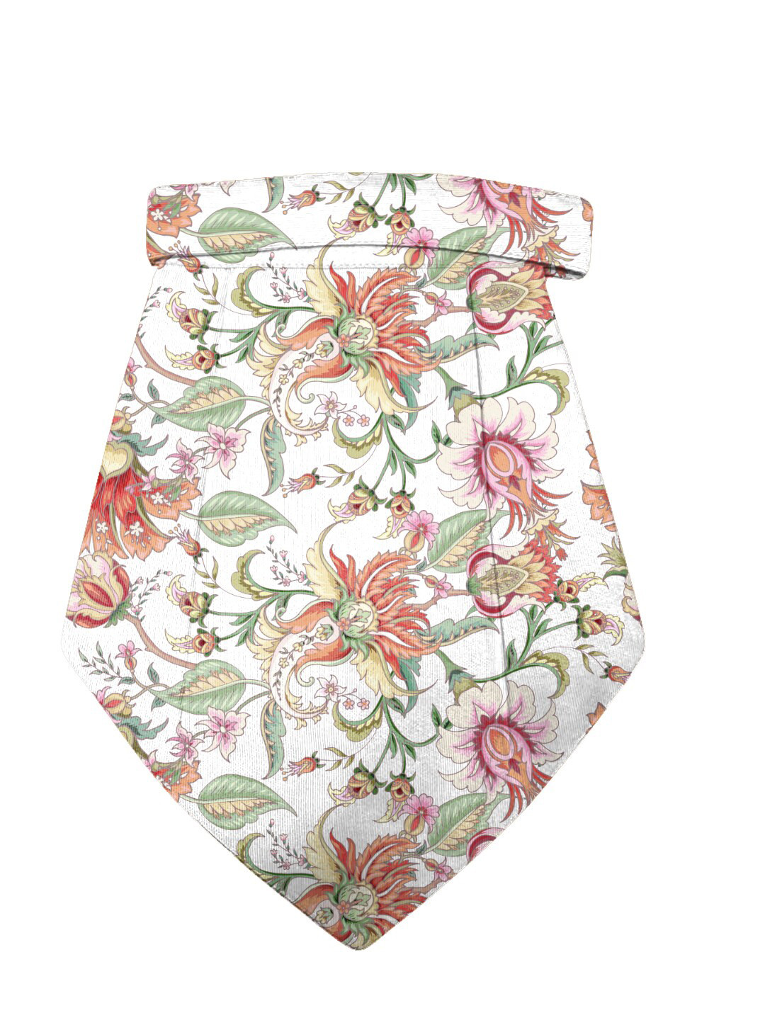 

Blacksmith Men Floral Printed Cravat, White