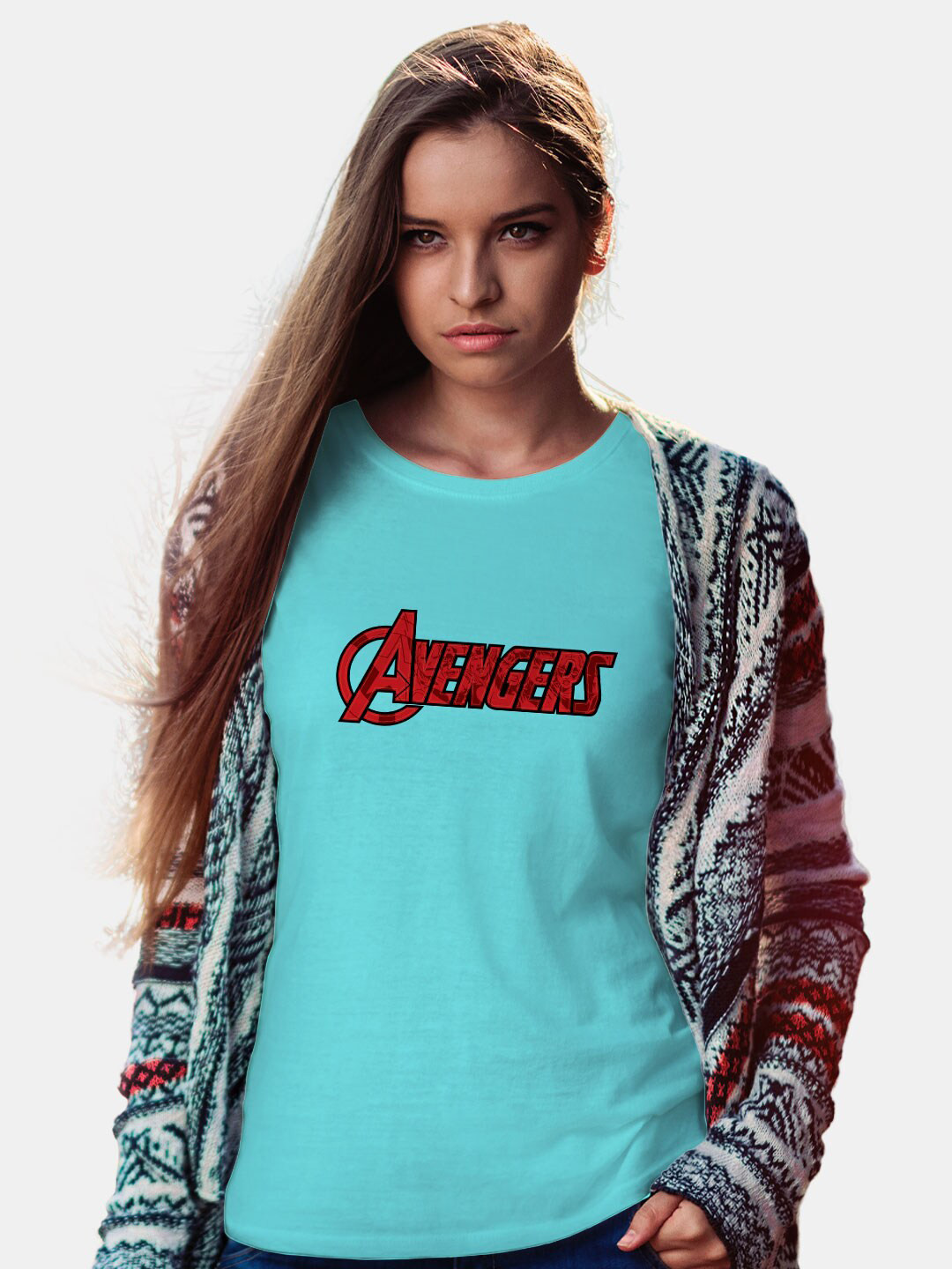 

macmerise Avengers Printed Bio Finish Cotton T-shirt, Sea green