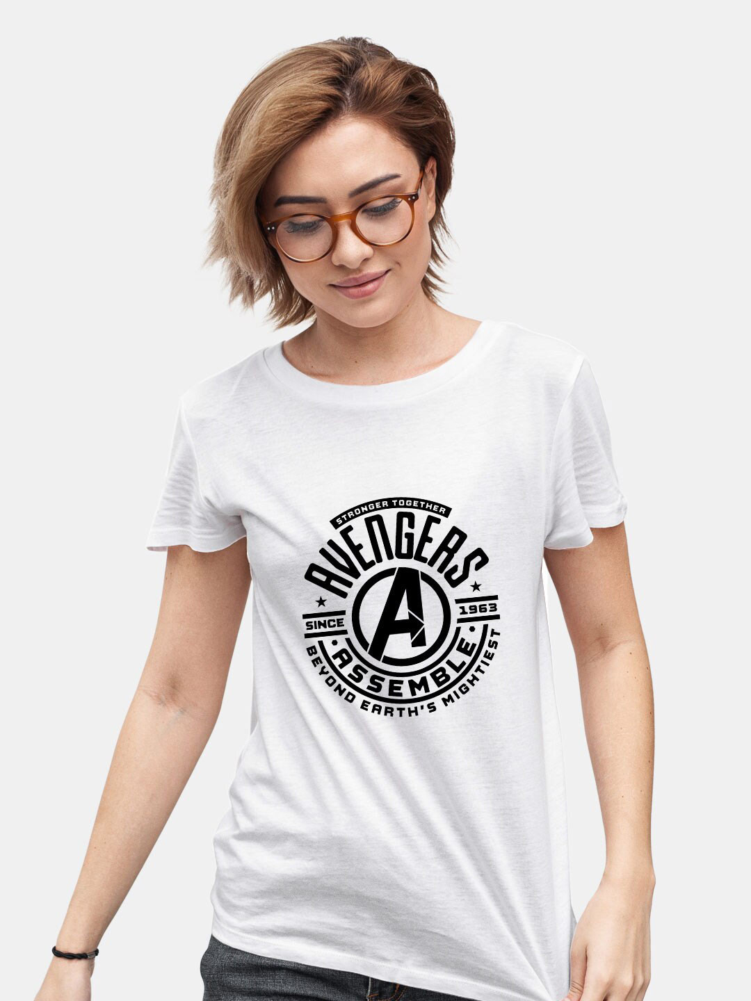 

macmerise Typography Printed Bio Finish T-shirt, White