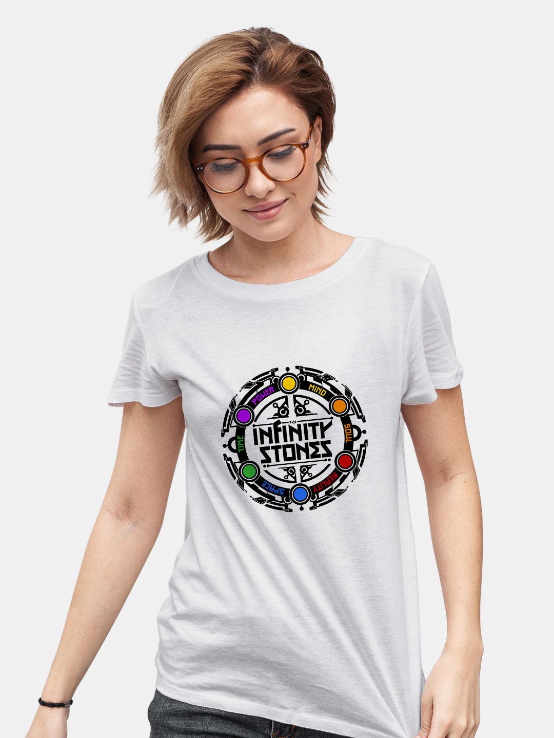 

macmerise Graphic Printed Bio Finish Cotton T-shirt, Grey