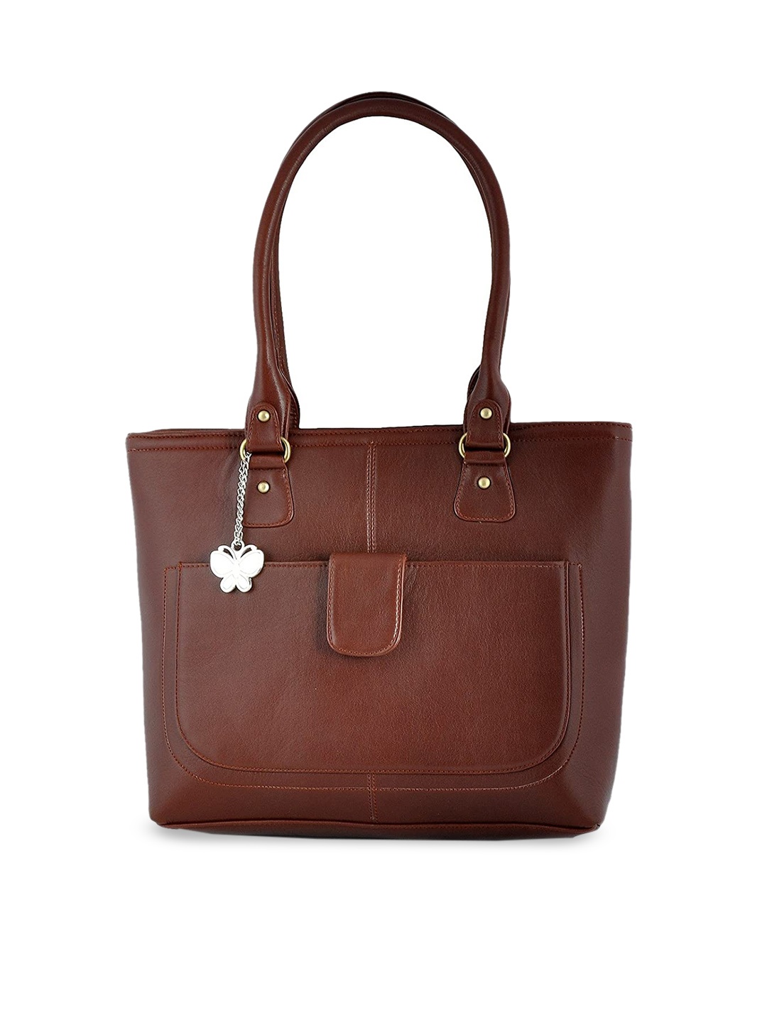 

Butterflies Women PU Structured Shoulder Bag, Tan