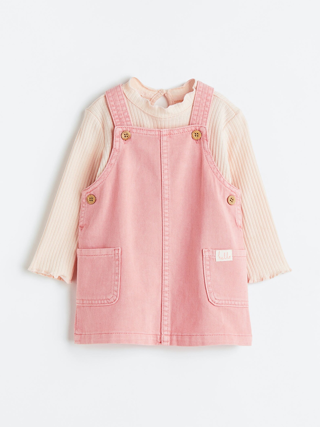 

H&M Girls 2-Piece Cotton Set, Pink