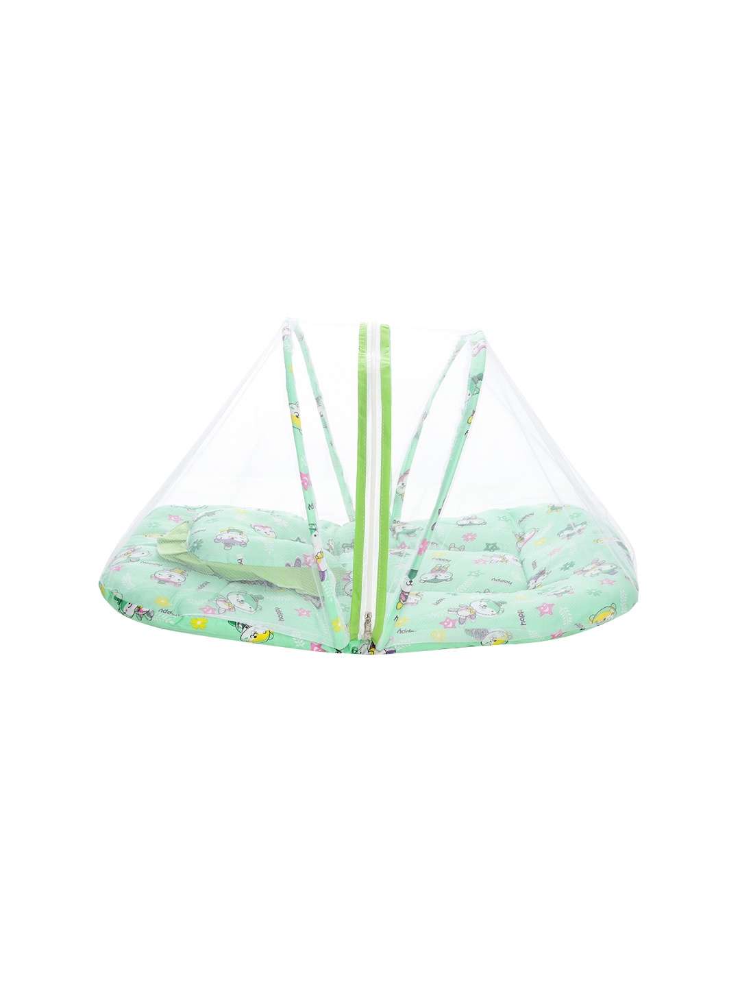 

Superminis Printed Cotton Baby Bedding Set, Green