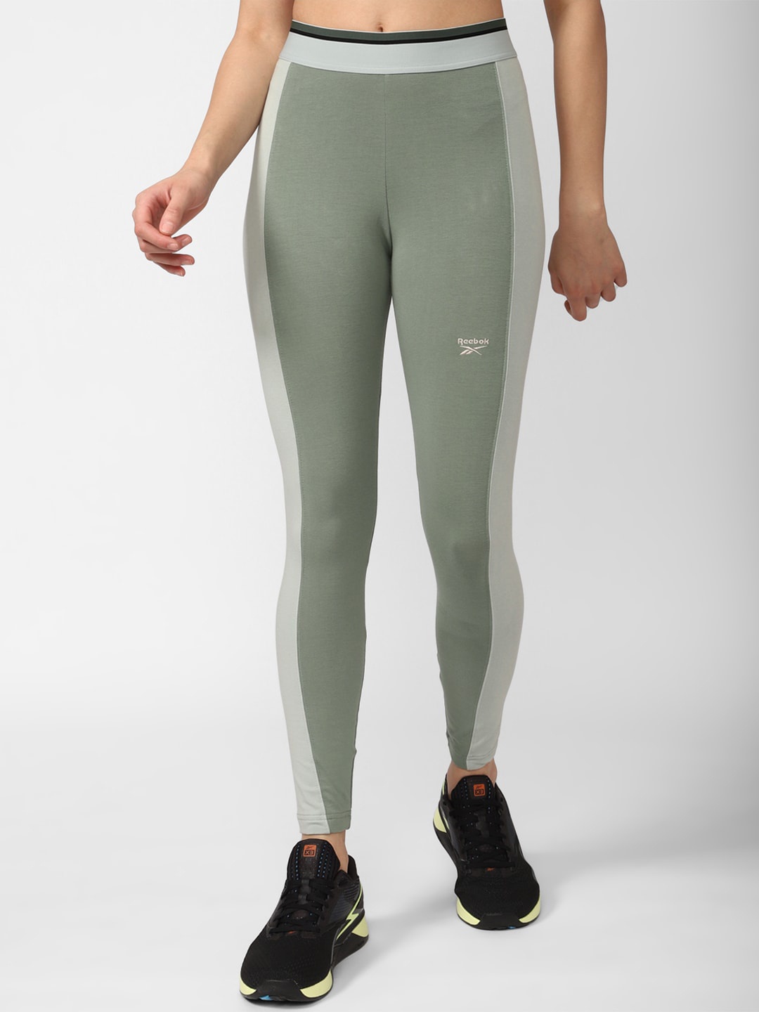 

Reebok Women Reebok Cl AE Cotton Tights, Green