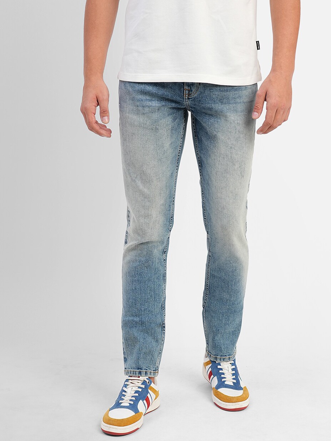 

Jack & Jones Men Slim Fit Heavy Fade Jeans, Blue