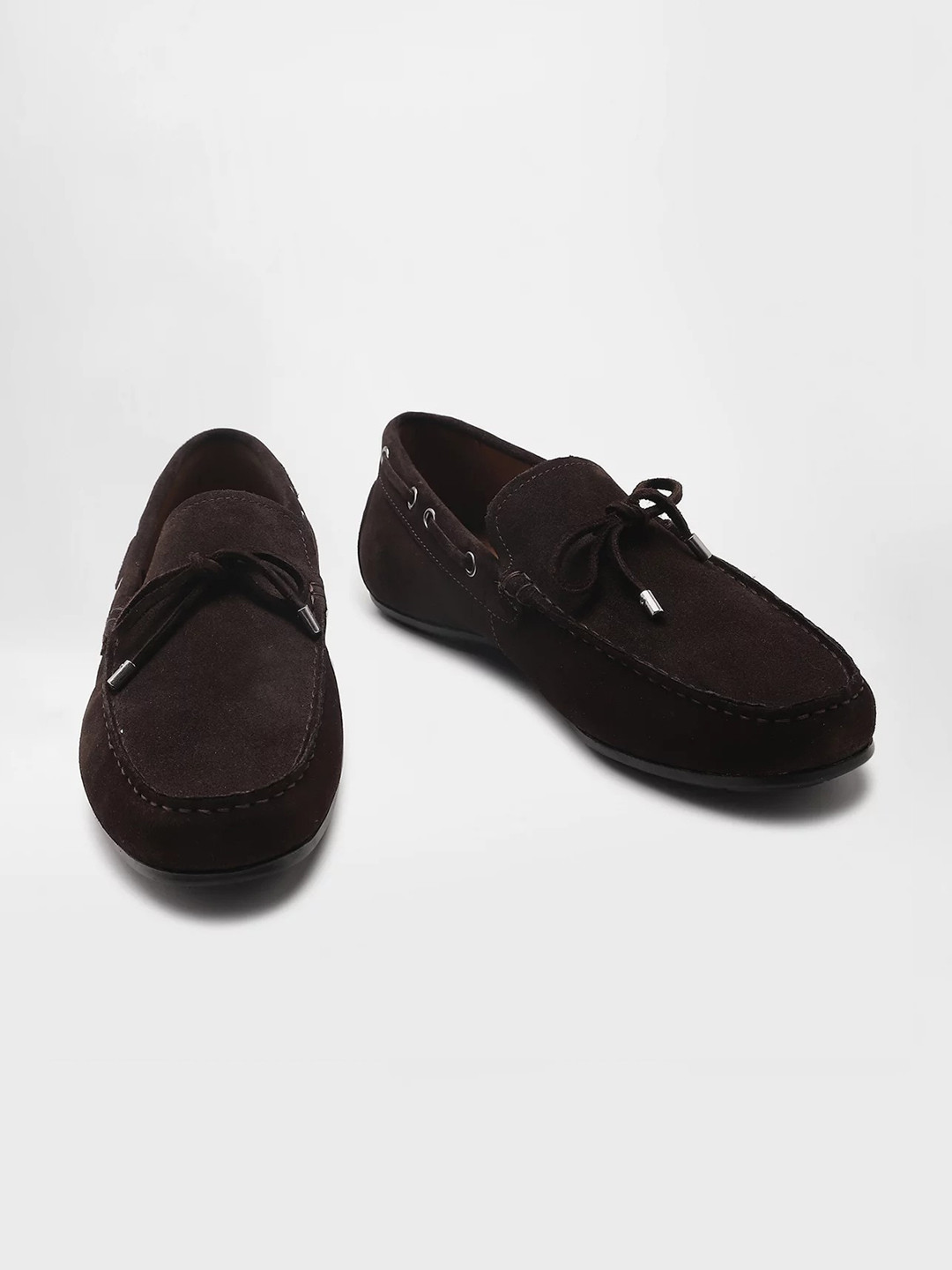 

Marks & Spencer Men Suede Boat Shoes, Brown