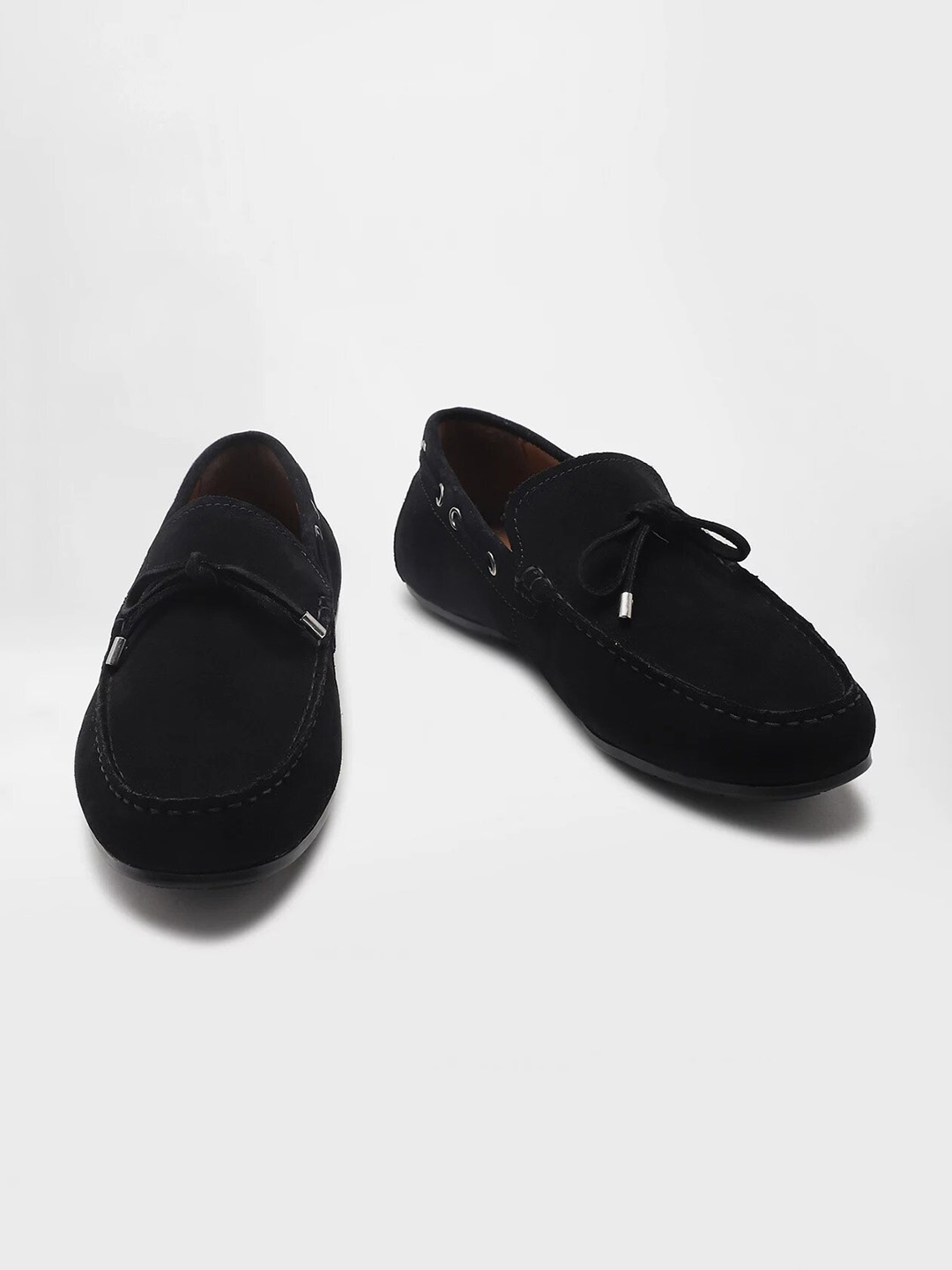 

Marks & Spencer Men Suede Boat Shoes, Navy blue