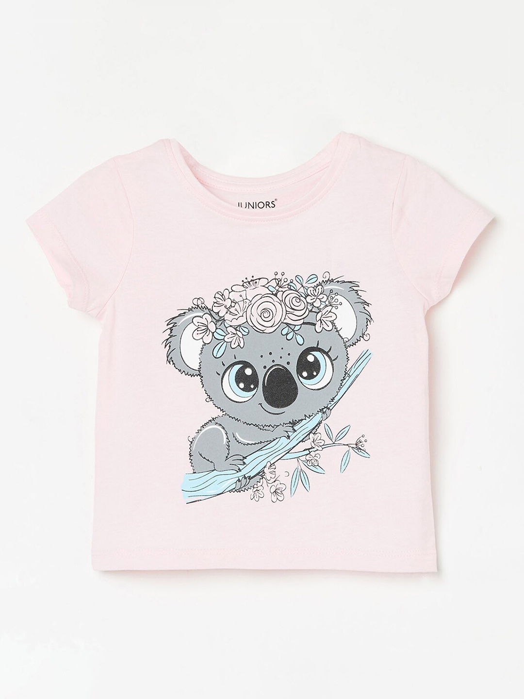 

Juniors by Lifestyle Boys Graphic Printed Pure Cotton T-shirt, Peach