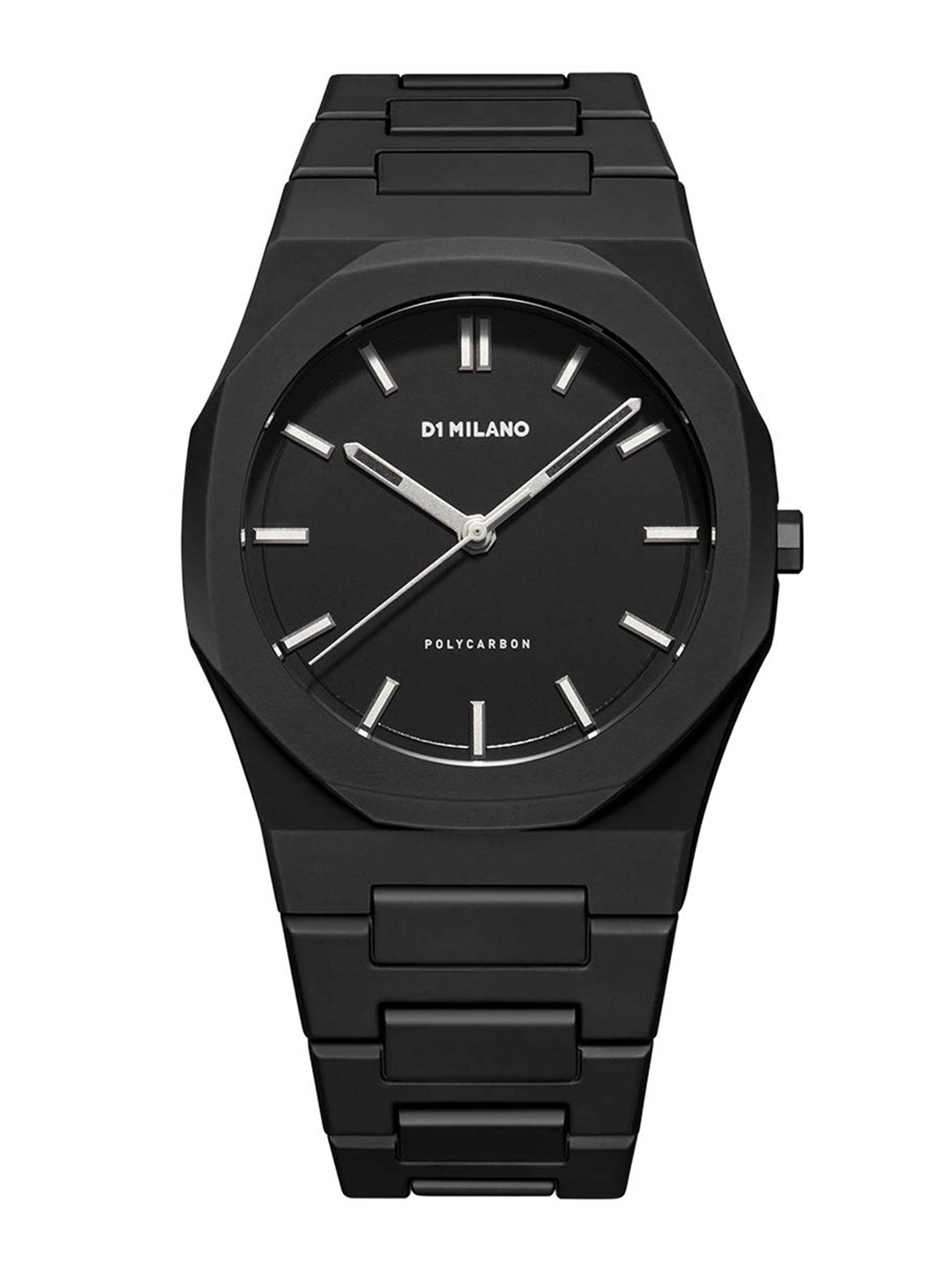 

D1 Milano Unisex Polycarbon Black Dial Quartz Analog Watch - PCBJ11