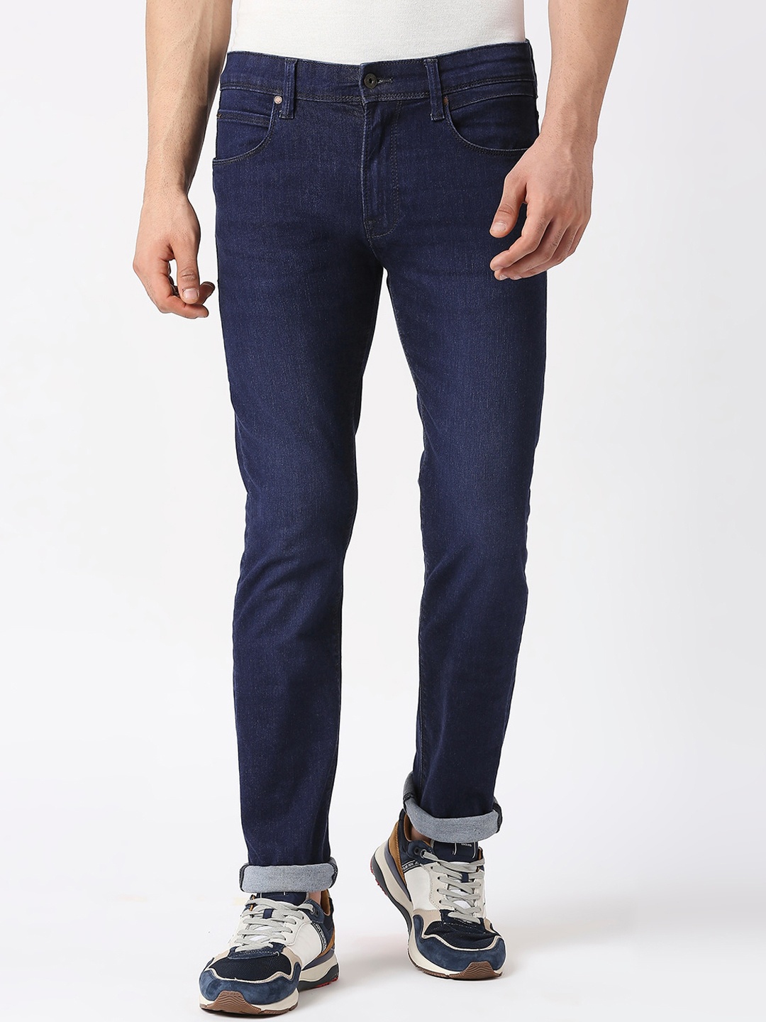 

Pepe Jeans Men Slim Fit Light Fade Jeans, Navy blue