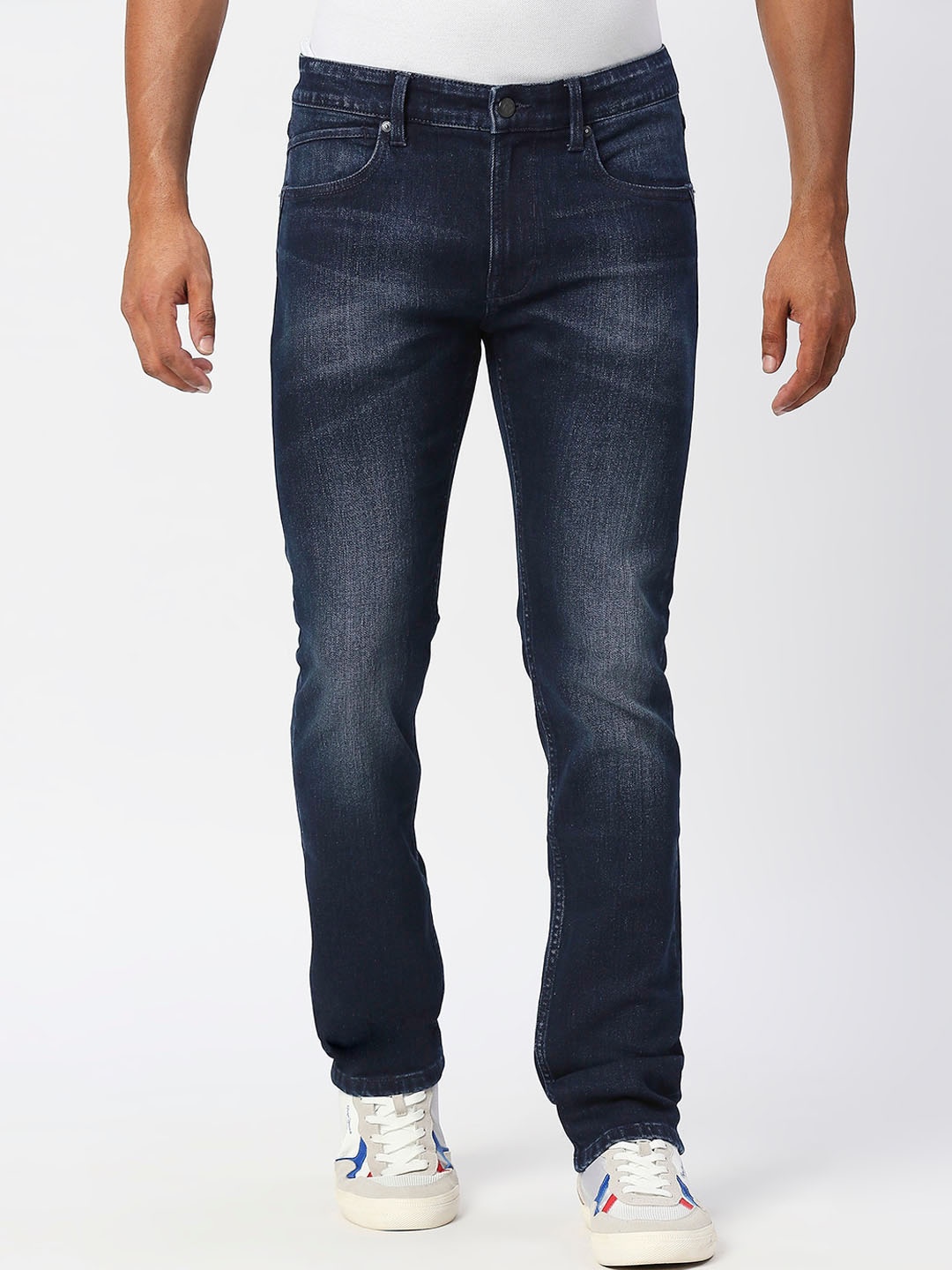 

Pepe Jeans Men Slim Fit Heavy Fade Jeans, Navy blue