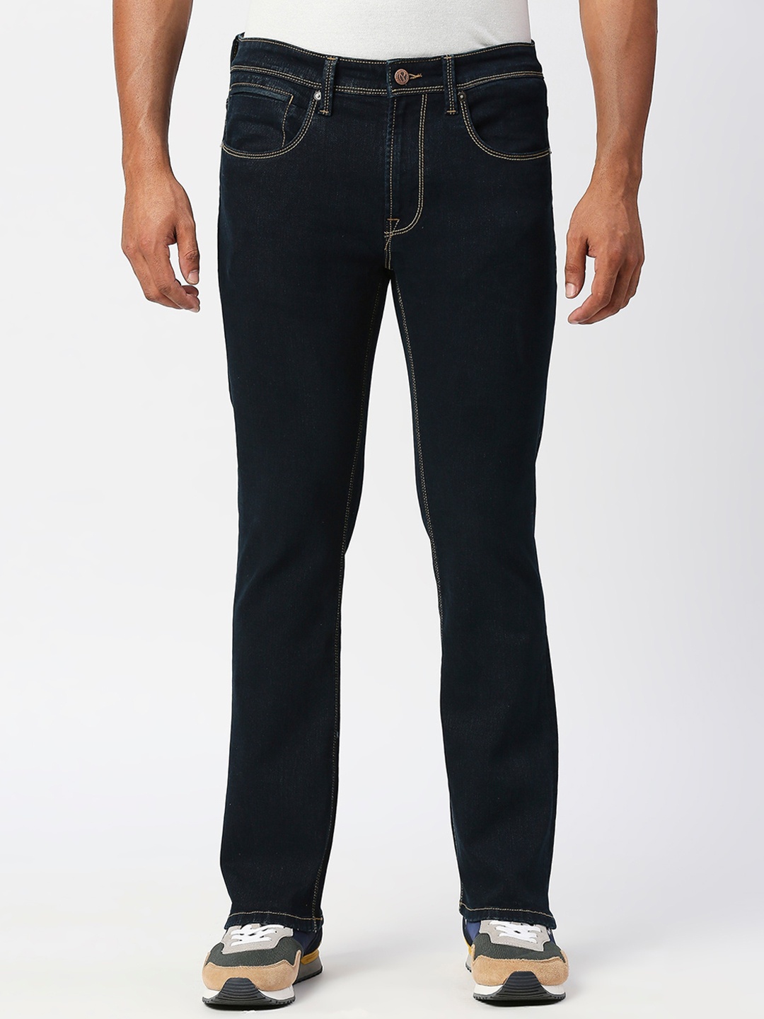 

Pepe Jeans Men Slim Fit Mid-Rise Jeans, Navy blue