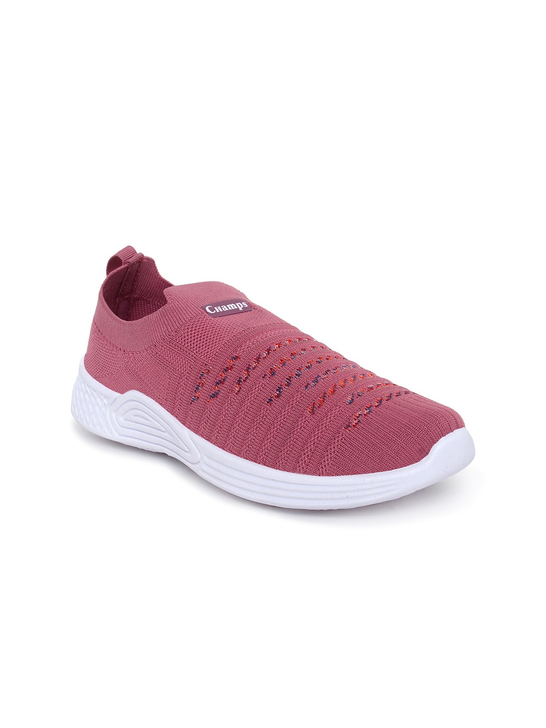 

Champs Women Woven Design Slip-On Sneakers, Purple