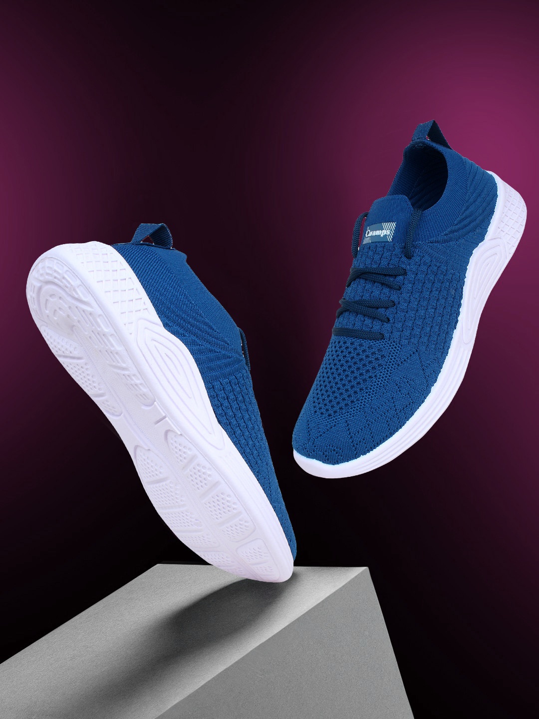 

Champs Women Woven Design Slip-On Sneakers, Blue