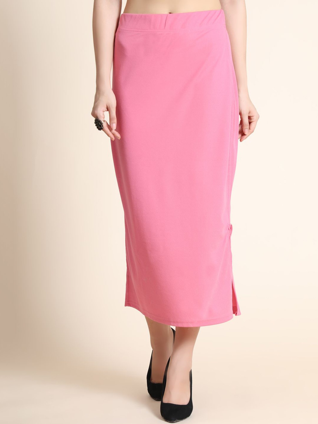 

DEETYA ARTS 4-Way Stretch Side Slit Saree Shapewear, Pink