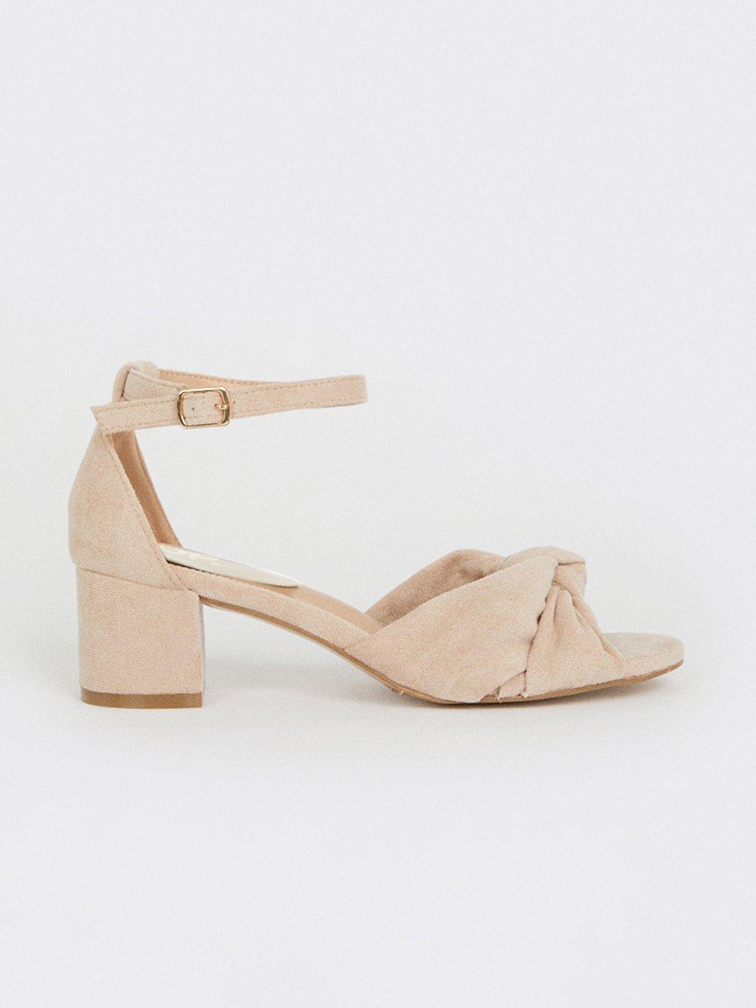 

DOROTHY PERKINS Knot Detail Block Heels, Beige