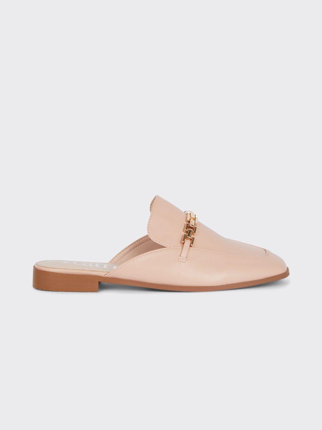 

DOROTHY PERKINS Faith Women Mules with Horsebit Detail, Peach