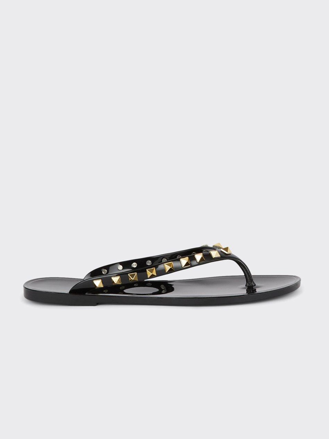 

DOROTHY PERKINS Faith Women Studded Open Toe Flats, Black