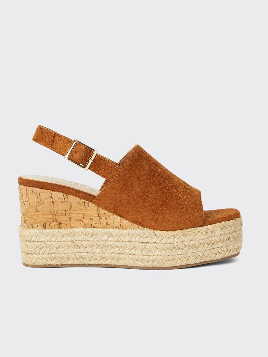 

DOROTHY PERKINS Espadrille Detail Wedges, Brown