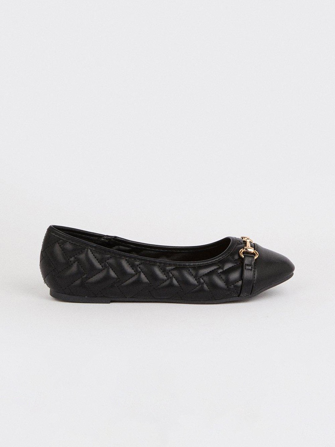 

DOROTHY PERKINS Women Quilted Ballerinas, Black