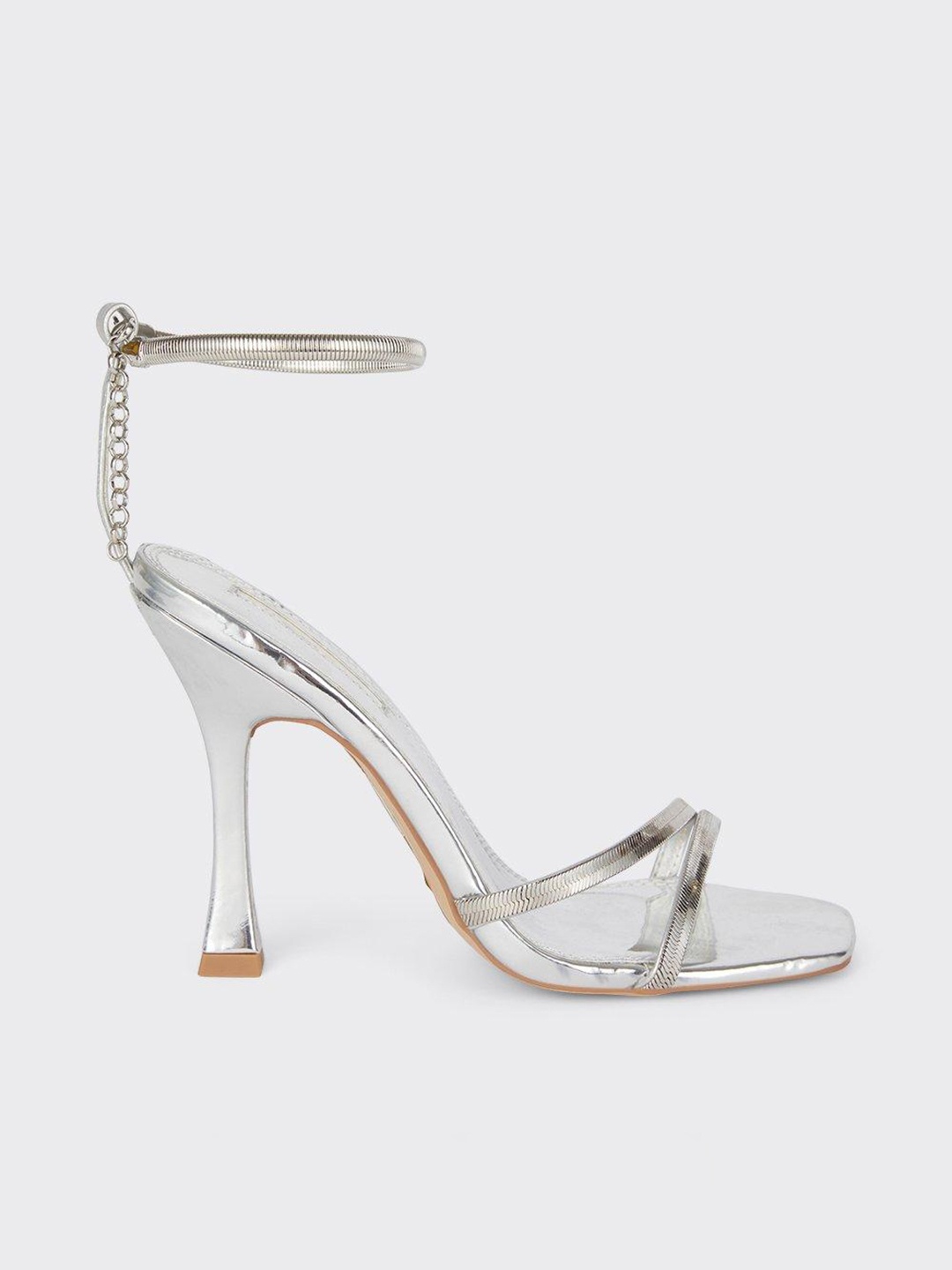 

DOROTHY PERKINS Women Mid-Top Party Stiletto Heels, Silver