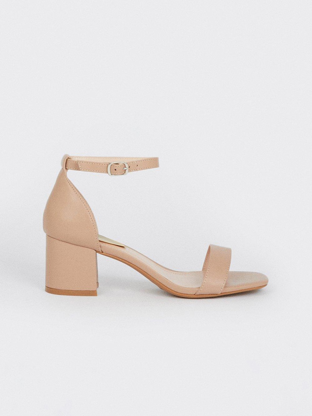 

DOROTHY PERKINS Ankle Loop Block Heels, Nude
