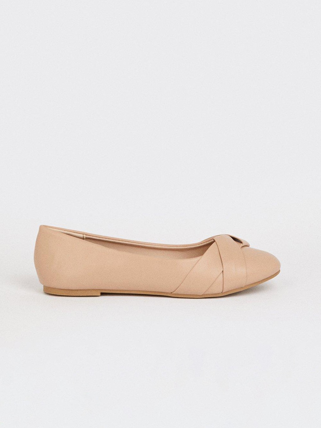 

DOROTHY PERKINS Women Wrap Detail Ballerinas, Nude