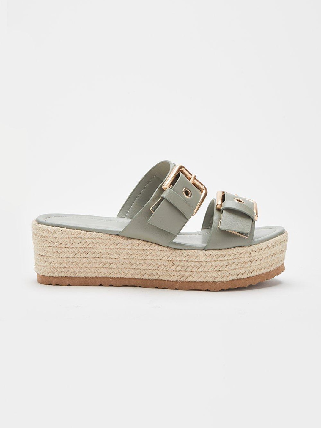 

DOROTHY PERKINS Buckle Detail Wedges, Sea green