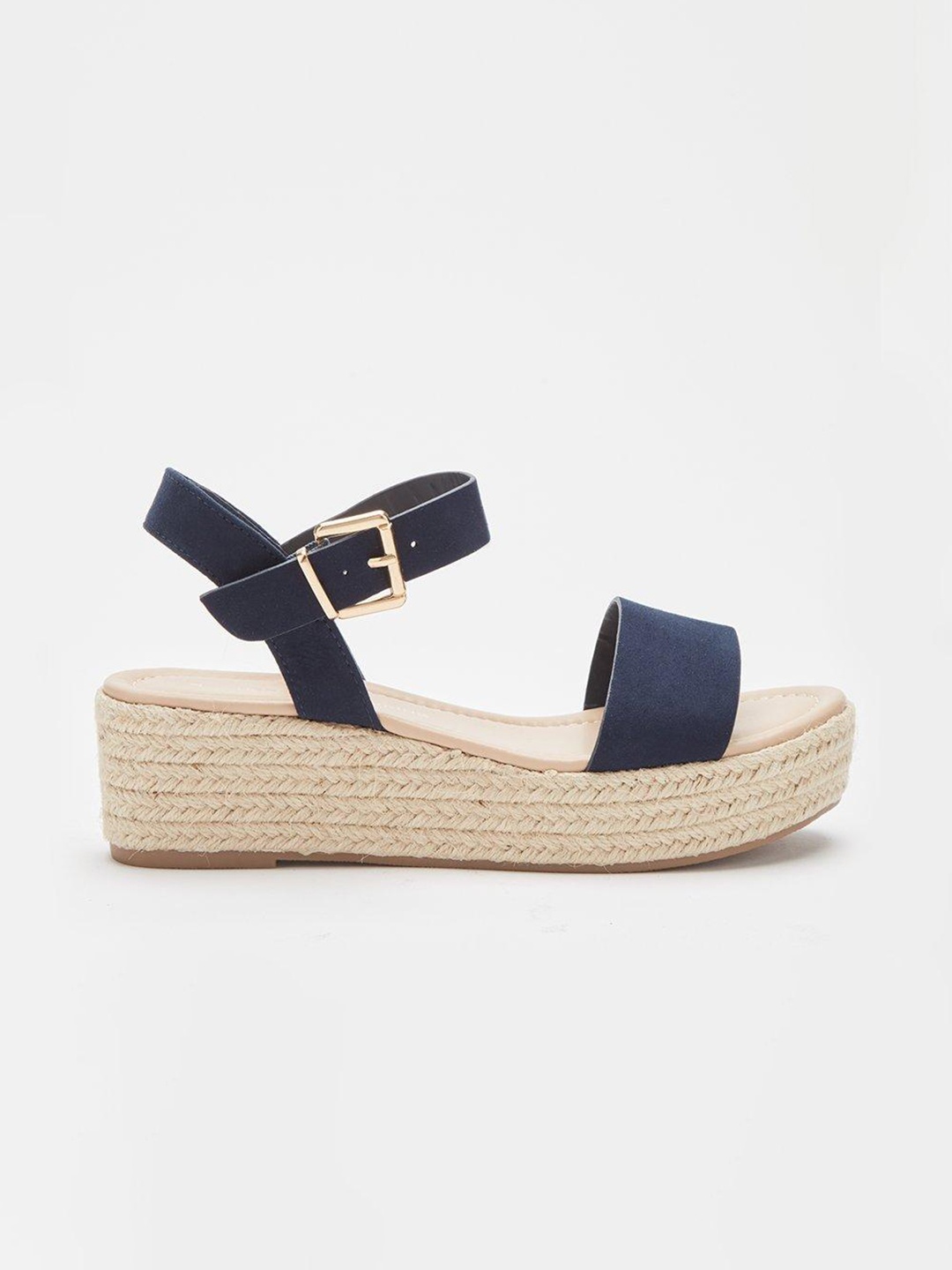 

DOROTHY PERKINS Wide Fit Espadrille Wedges, Navy blue