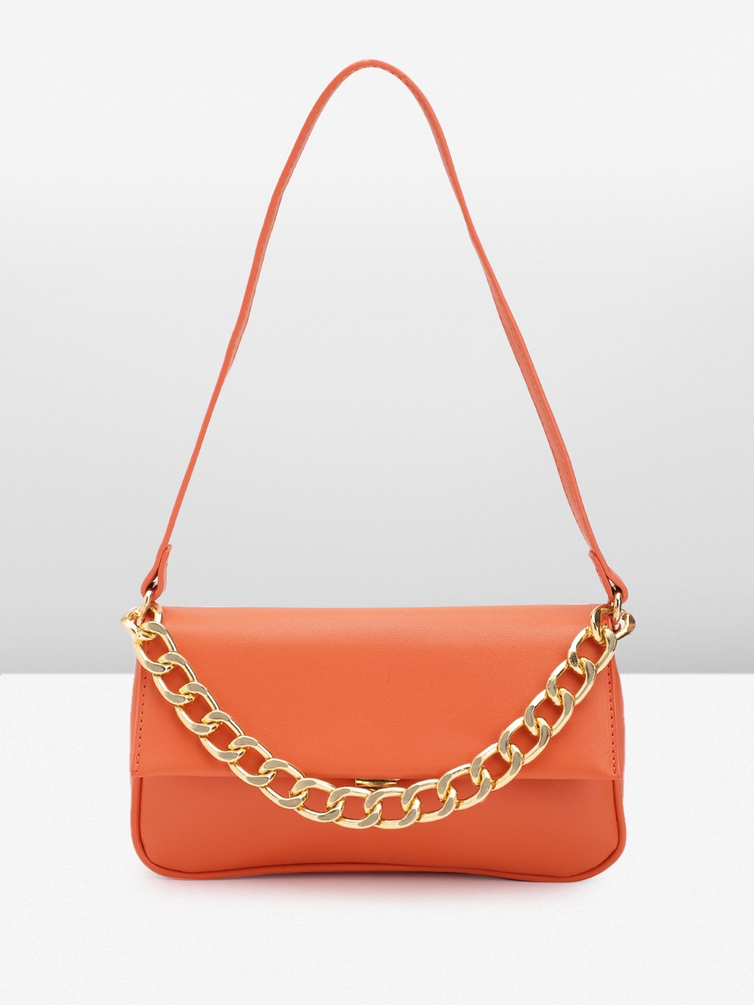 

DOROTHY PERKINS Structured Baguette Bag, Orange