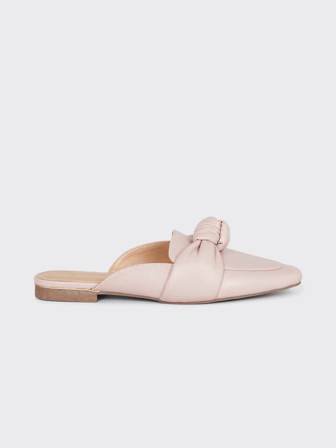 

DOROTHY PERKINS Women Wide Fit Knot Detail Mules, Rose