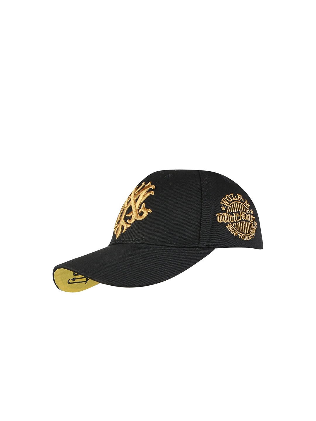 

iSWEVEN Embroidered Cotton Baseball Cap, Black