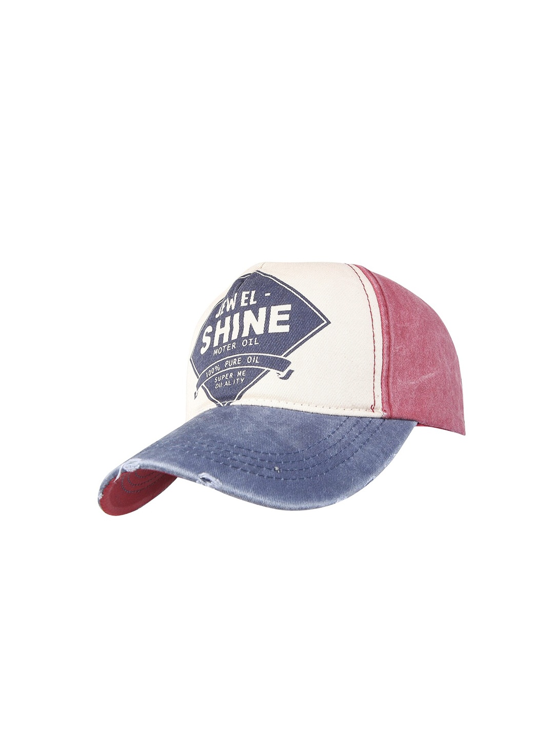

iSWEVEN Embroidered Cotton Baseball Cap, White