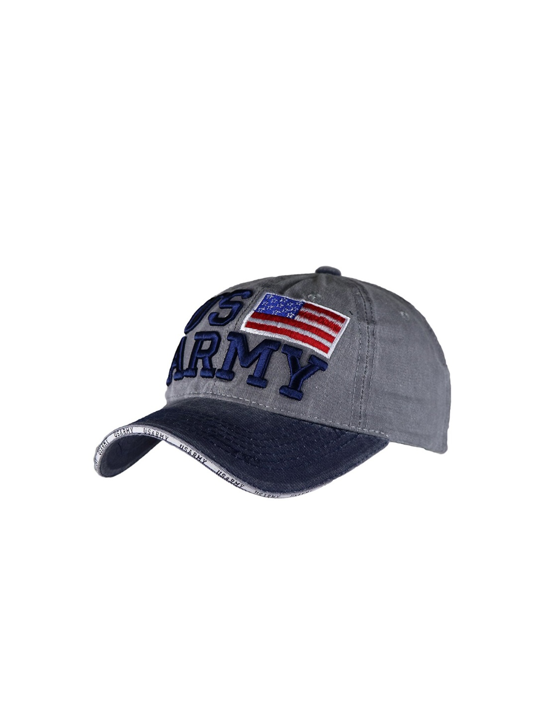 

iSWEVEN Embroidered Cotton Baseball Cap, Grey