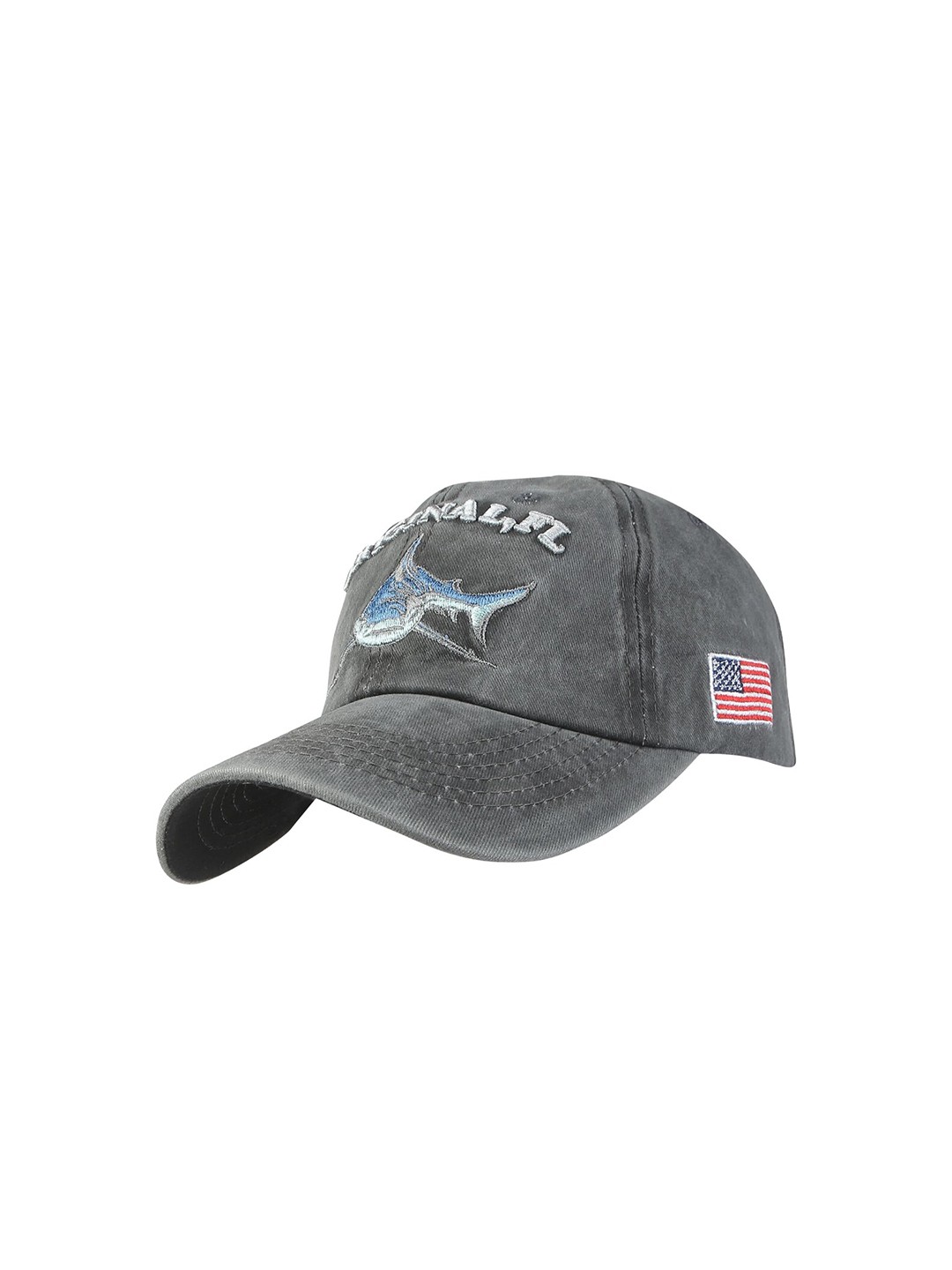 

iSWEVEN Embroidered Cotton Baseball Cap, Grey
