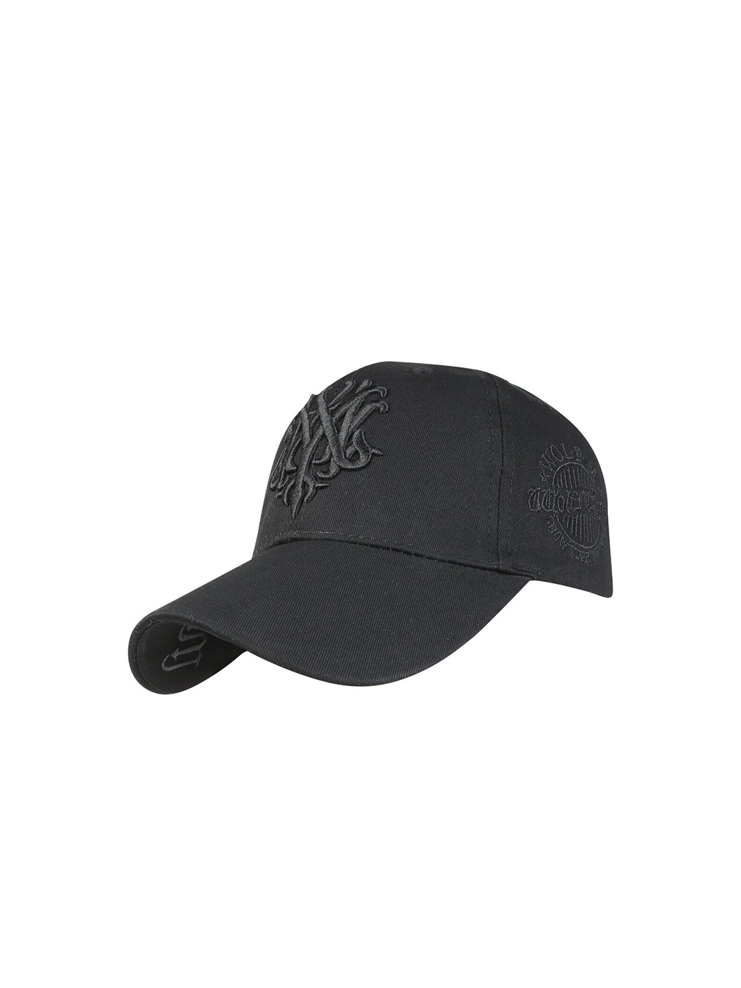 

iSWEVEN Embroidered Cotton Baseball Cap, Black