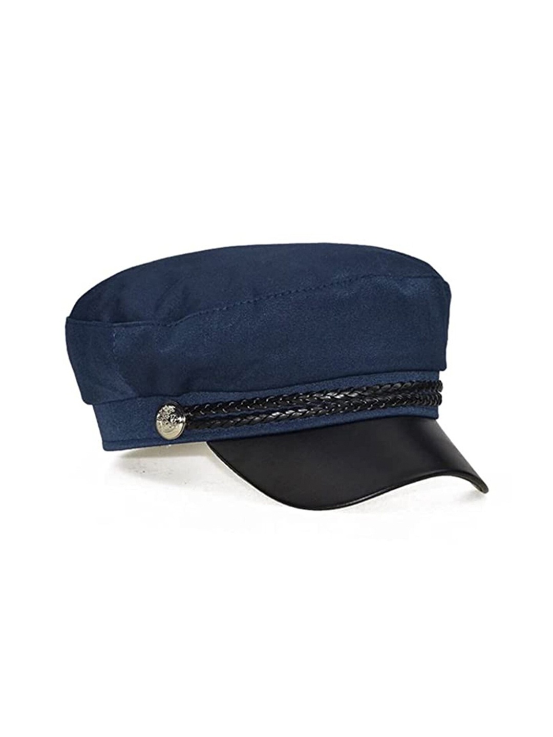 

iSWEVEN Women Cotton Beret Caps, Navy blue