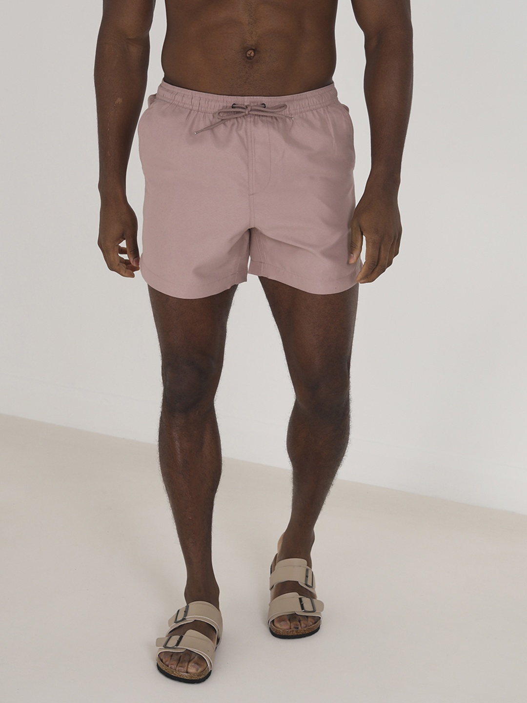 

BRAVE SOUL Men Regular Fit Swim Shorts, Pink