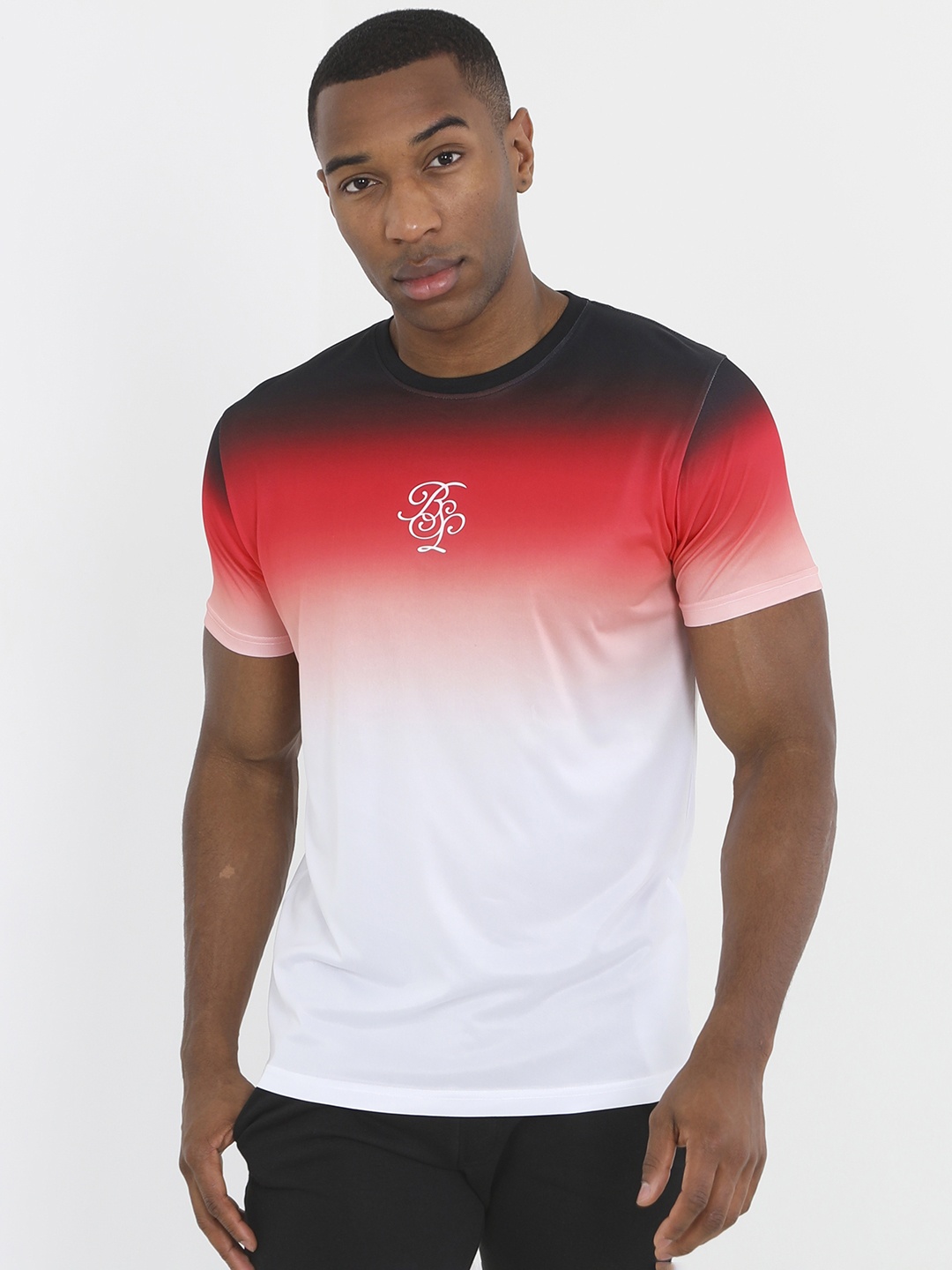 

BRAVE SOUL Ombre T-shirt, White