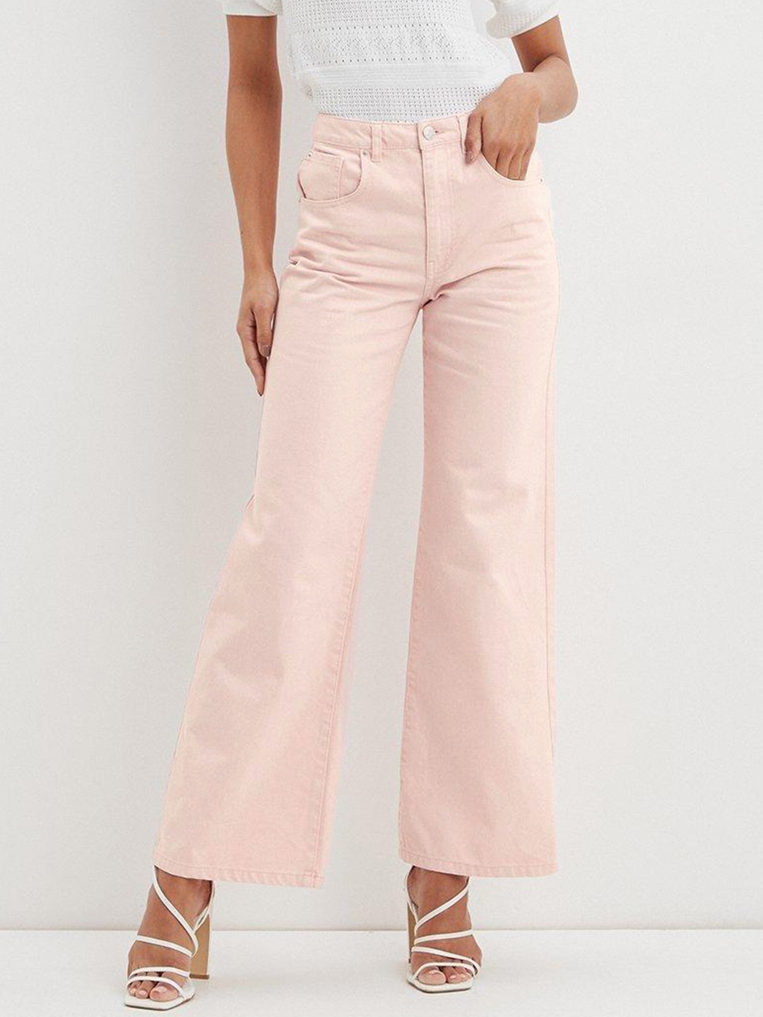

DOROTHY PERKINS Women Wide Leg Jeans, Pink