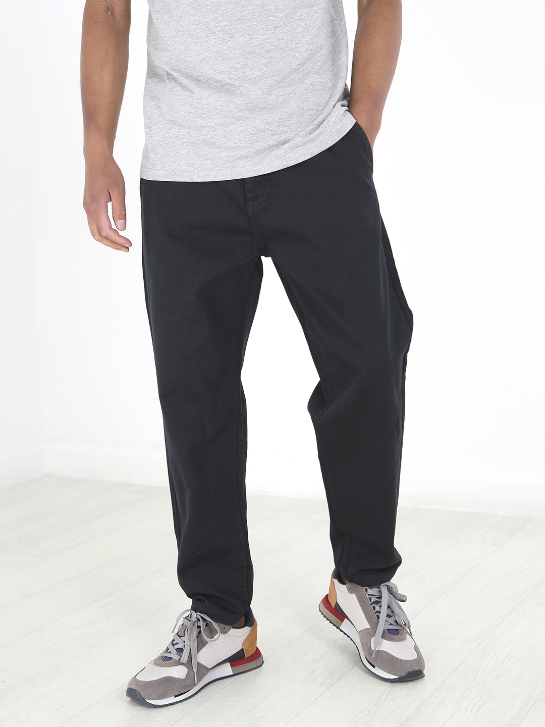 

BRAVE SOUL Men Relaxed Fit Pure Cotton Jeans, Black