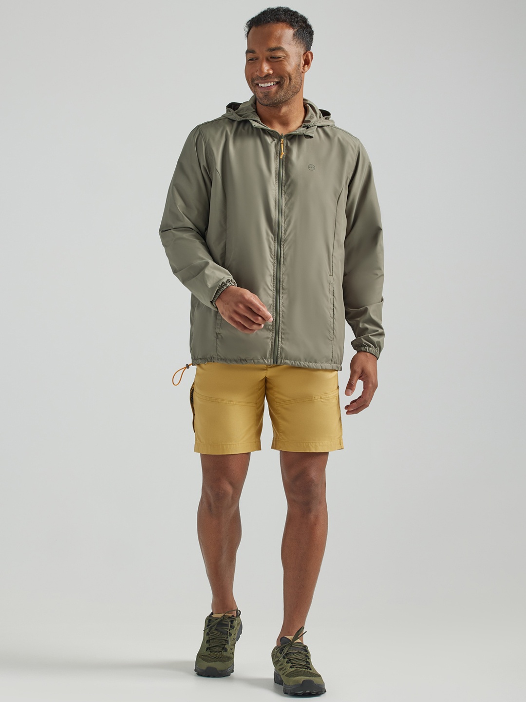 

Wrangler Hooded Reversible Bomber Jacket, Green