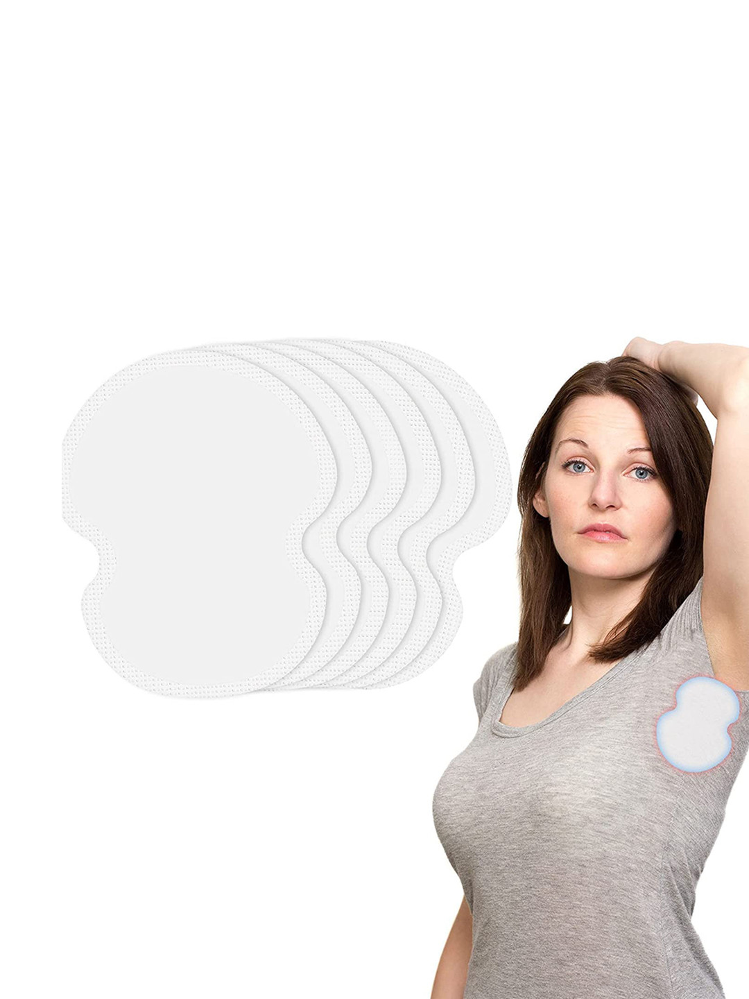 

Hill Islands Women Set Of 30 Sleek Sweat Pads, White