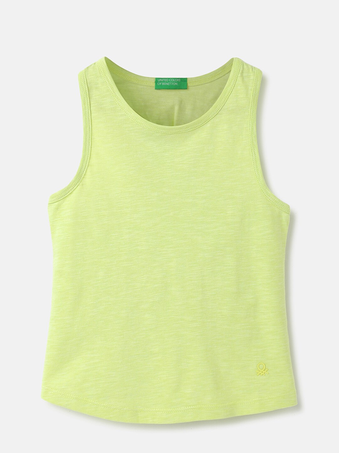 

United Colors of Benetton Sleeveless Tank Cotton Top, Green