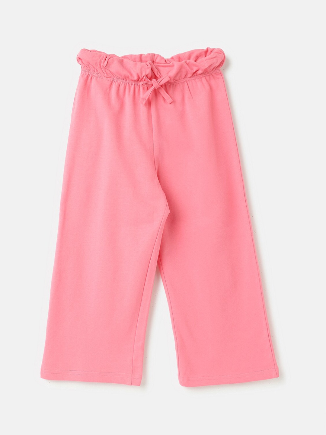 

United Colors of Benetton Girls Mid-Rise Cotton Culottes, Pink