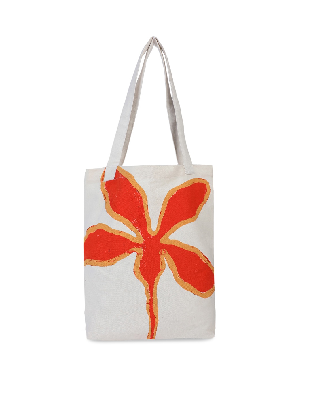 

Rediscover Fashion Floral Printed Shopper Tote Bag, Off white