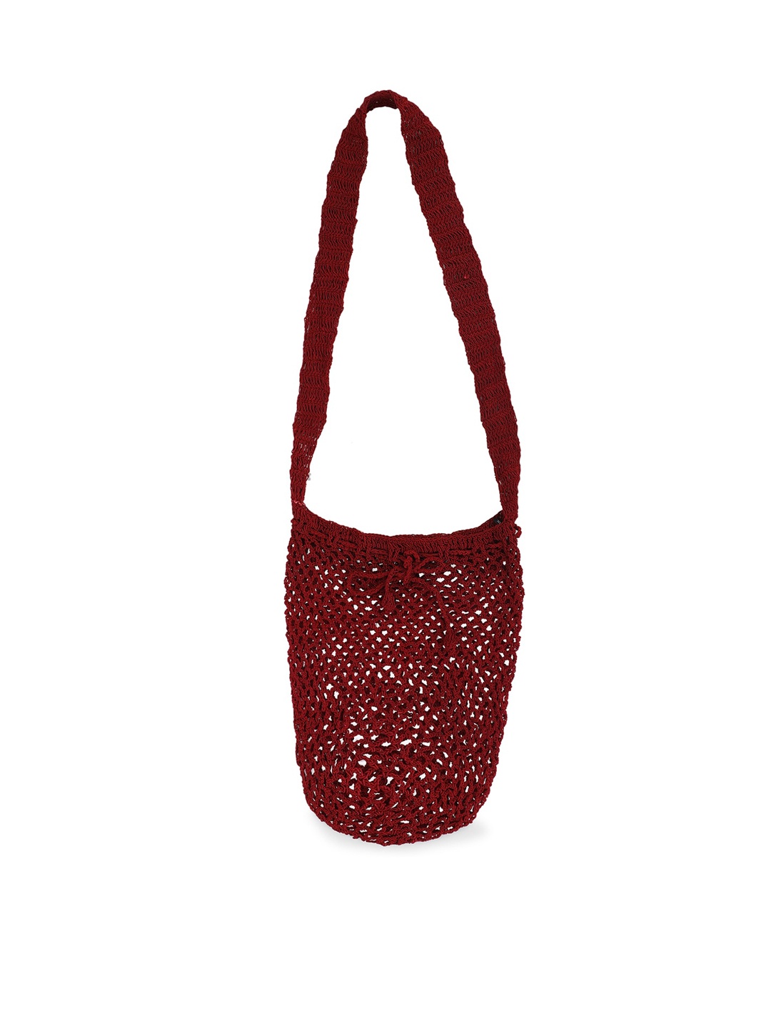 

Rediscover Fashion Shopper Sling Bag With Quilted, Maroon