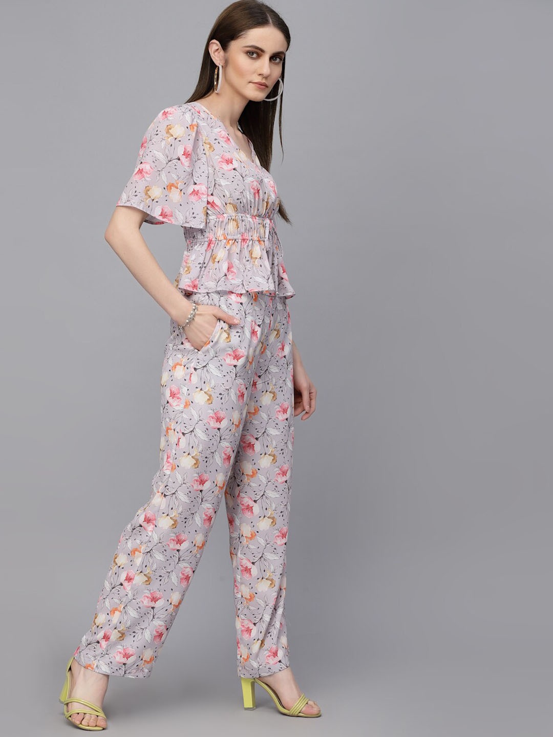 

Gipsy Women Floral Printed Trousers, Lavender