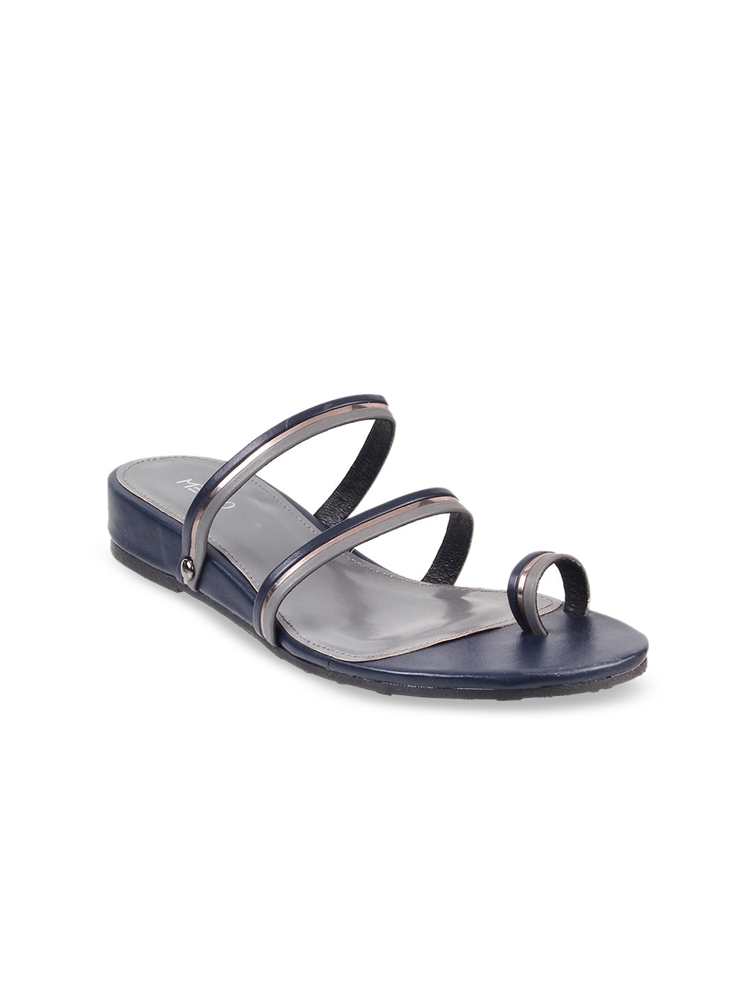 

Metro Strappy One Toe Comfort Heels, Navy blue